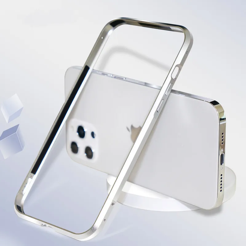 

Чехол-бампер для iPhone 11, 12 Pro Max, X, XS, XR Max, 7, 8 Plus, алюминиевый, металлический, противоударный
