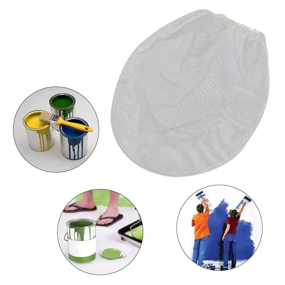 

Paint Strainer Bag Fine Mesh Filters Bag Elastic Strainer Bags Acid And Alkali Resistant Paint Filter Bag For Paint Gardening