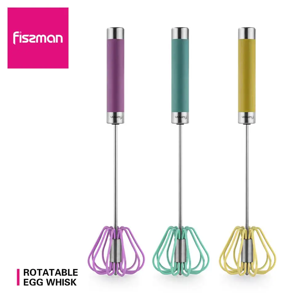 Фиссман вращающийся венчик для яиц полуавтоматический самоповорачивающийся из