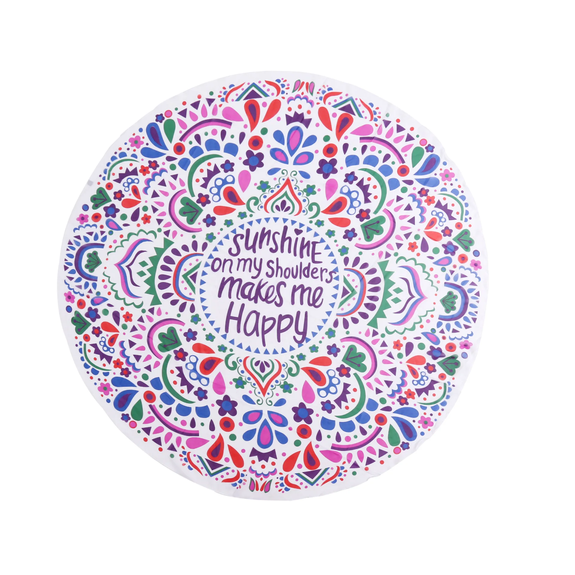 Круглое пляжное полотенце для взрослых летние полотенца большой розовый черный