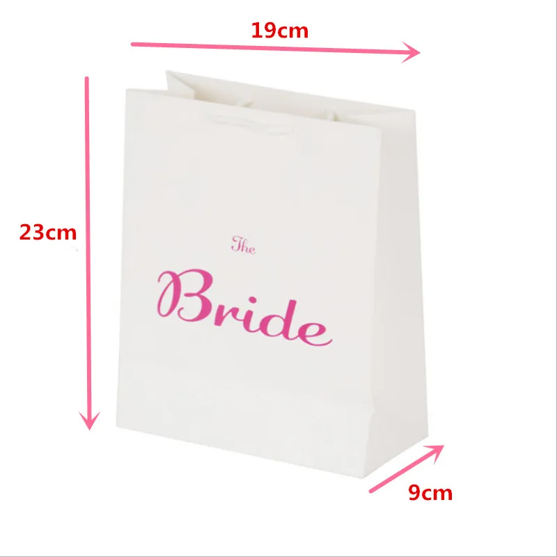 Наборы подарочных сумок для свадебных декораций невесты подружки девичник