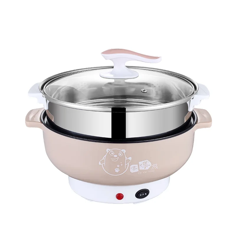 multi functional electric cooker steamer student dormitory non stick hot pot purpose free global shipping