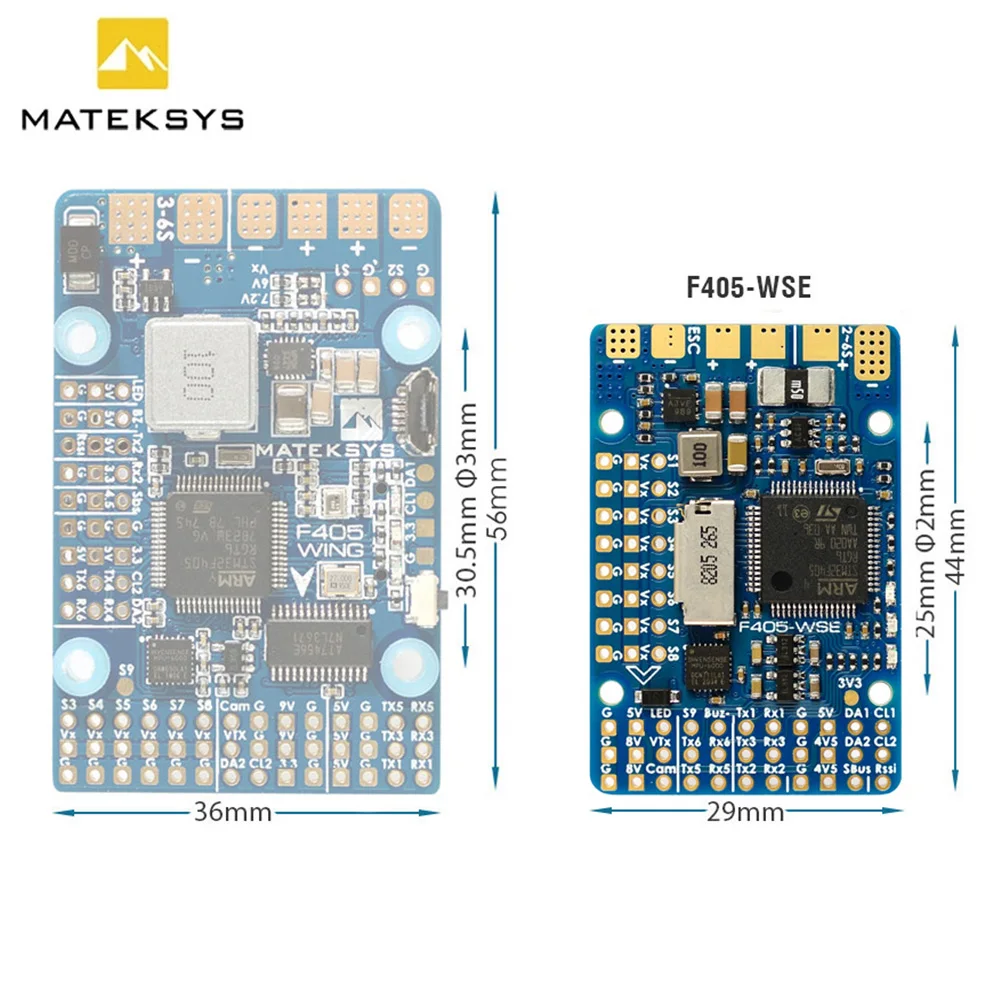 Mateksys MATEK F405 WSE подъёма крыло MPU6000 Баро OSD Blackbox F4 игровые Джойстики для детей от 2 до 6