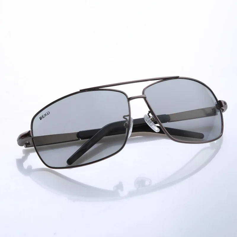 Мужские фотохромные солнцезащитные очки Vazrobe поляризационные очки-хамелеоны для