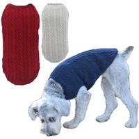 comfortable warm cat dog sweater small dog clothes winter soft puppy pet knitwear sweaters clothing for small medium dogs