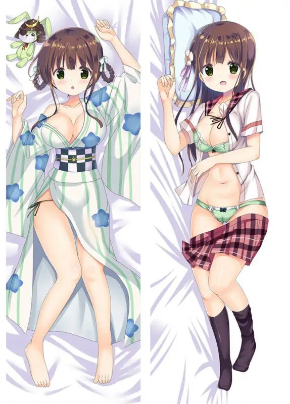 

Это заказ кролика Ujimatsu Chiya Anime Подушка «Dakimakura» чехол B08 Подушка Чехол Наволочка подарки