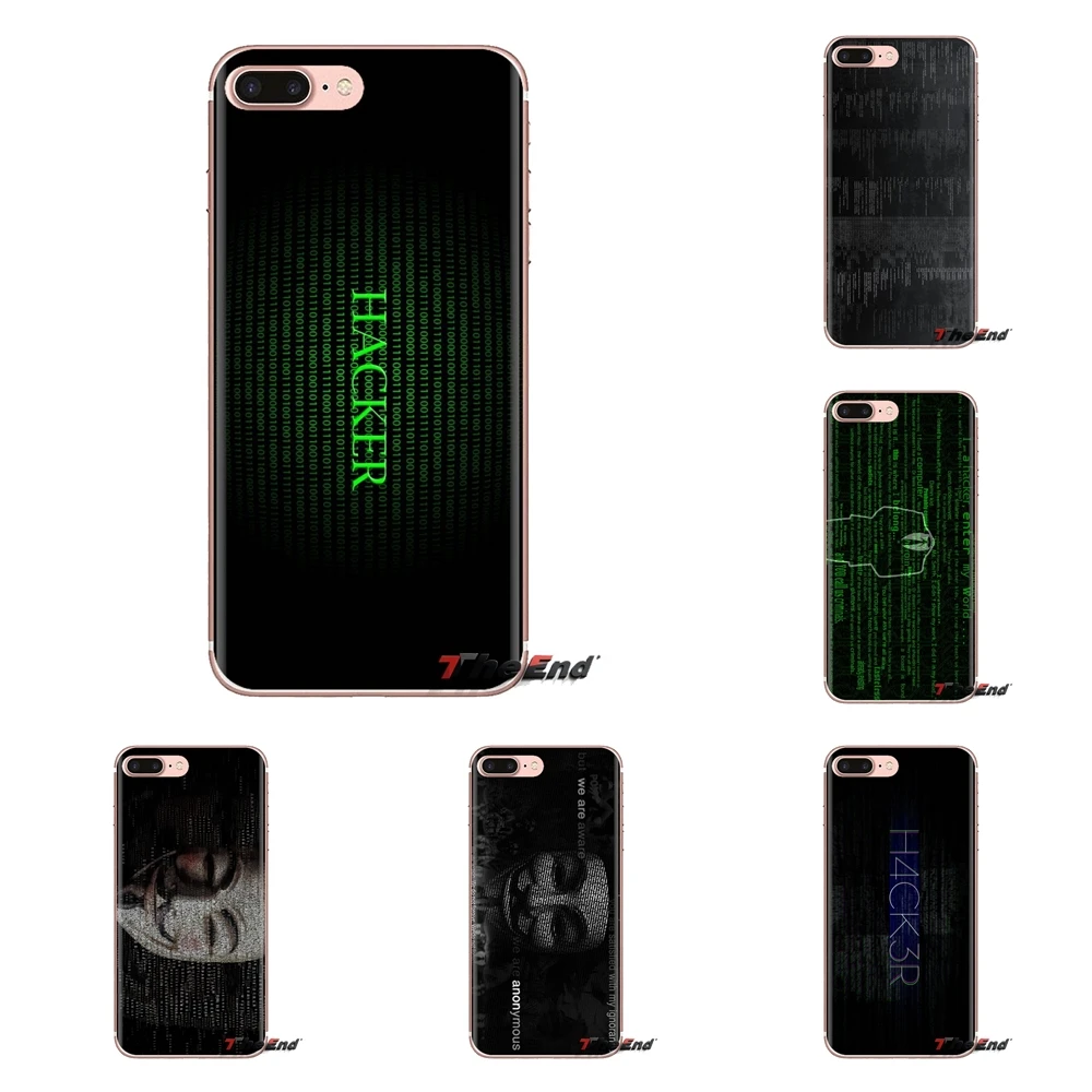 Soft Transparent Cases Covers Hacker Computer code For iPod Touch Apple iPhone 4 4S 5 5S SE 5C 6 6S 7 8 X XR XS Plus MAX |