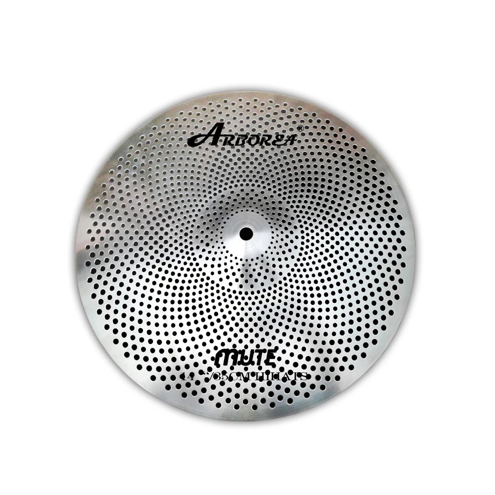 

Arborea Mute Cymbal 14"Hihat Top and Bottom Cymbals