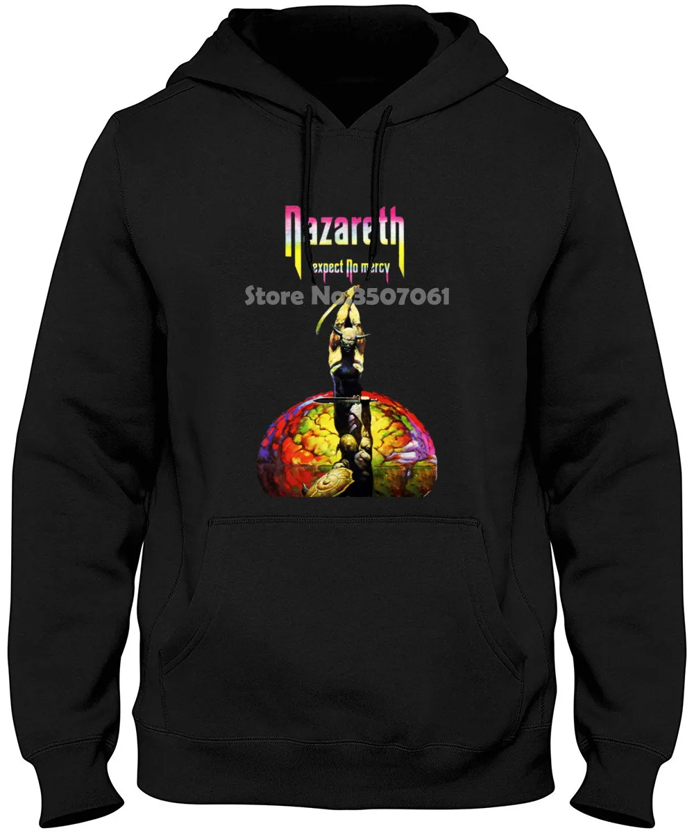 Новинка топ мужская мода новая Nazareth reforge No Mercy Rock Band Legend мужские черные толстовки и
