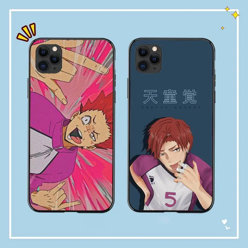

Tendo Satori Haikyuu Phone Case for iphone 13 8 7 6 6S Plus X 5S SE 2020 XR 11 12 mini pro XS MAX