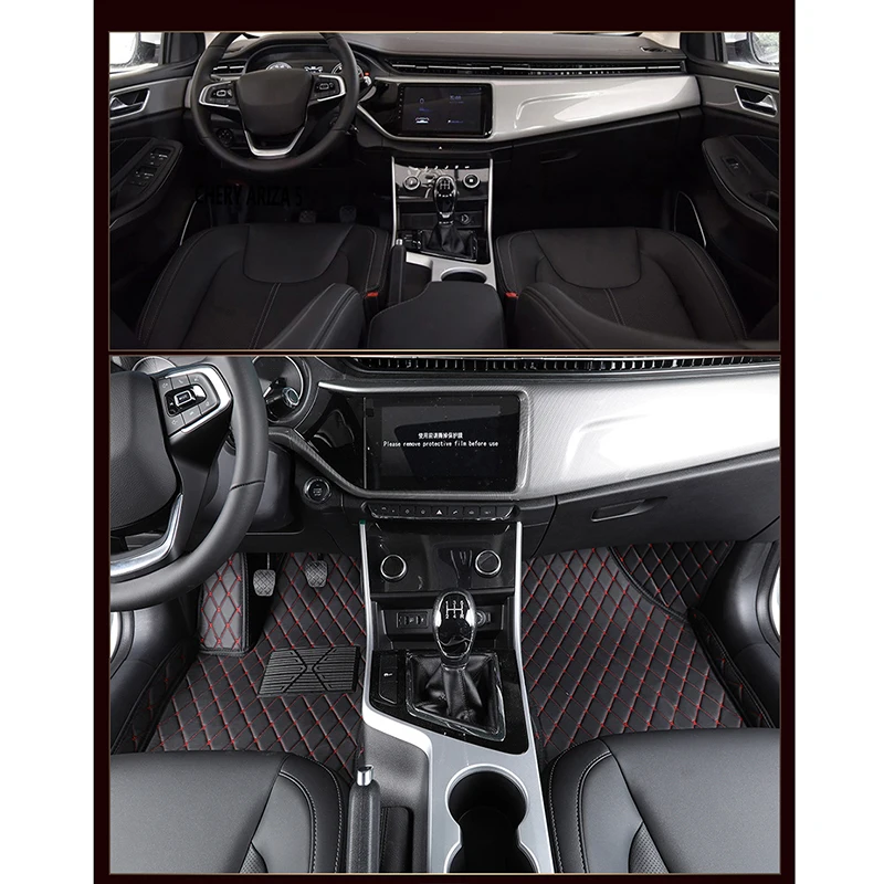 Кожаный напольный коврик для Toyota 86 CHR CROWN Zelas Previa Land Cruiser Prado WISH Venza Fortuner Sienna Tundra