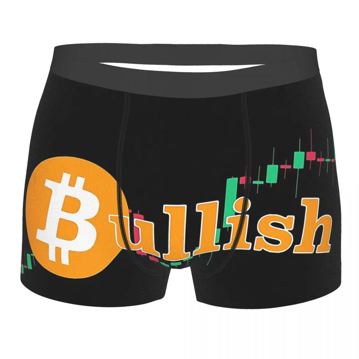 

Bullish Range Bitcoin Cryptocurrency Miners Meme Underpants Homme Panties Male Underwear Ventilate Shorts Boxer Briefs