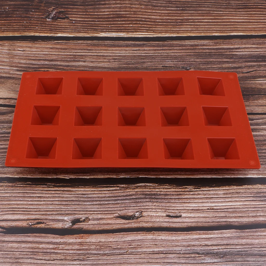 15 полости пирамида силиконовая форма декор тортов украшения шоколадный десерт