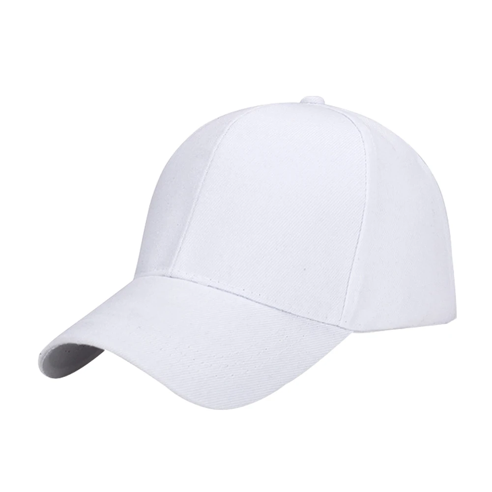 Модная Повседневная однотонная Бейсболка унисекс для занятий спортом на