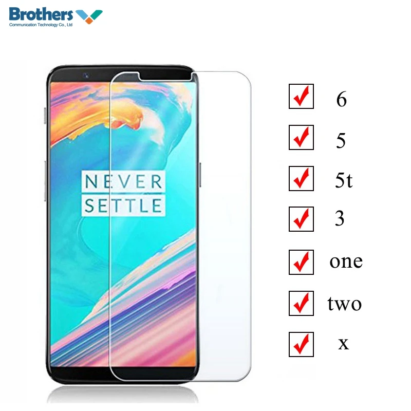 Пленка из закаленного стекла для Oneplus 2 3 3T 5 5T 6 6T ультратонкая защитная пленка 2.5D