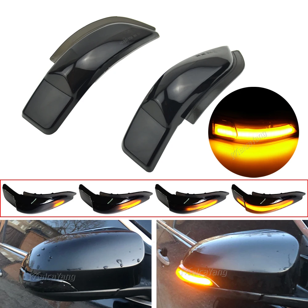 

Car Side Mirror Blinker For Toyota Corolla Camry Prius C Avalon RAV4 Dynamic Turn Signal LED Light Sequential Lamp 2012-2016