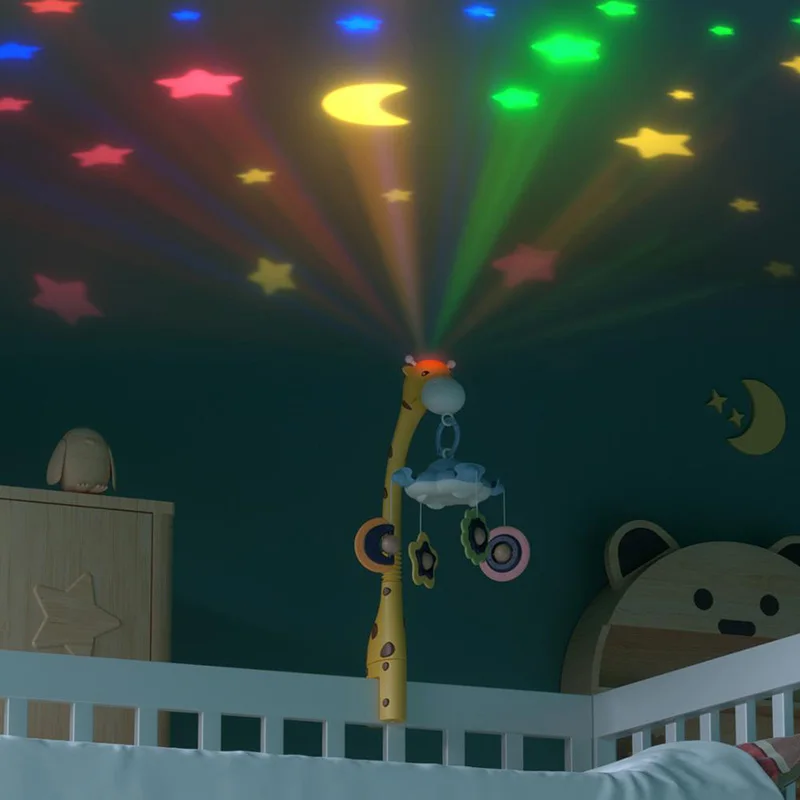 Подвижная игрушка-держатель для детской музыкальной шкатулки IMBABY погремушки в