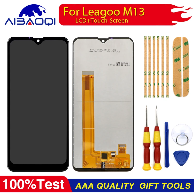 Новый оригинальный сенсорный экран ЖК дисплей для Leagoo M13 запасные части +
