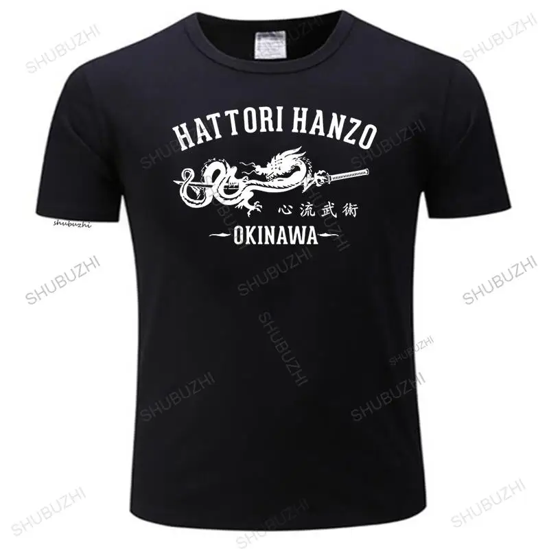 

New Hattori Hanzo Okinawa Kill Bill Movie Black T-Shirt bigger size Homme Plus Size TEE Shirt fashion tee-shirt homme tops