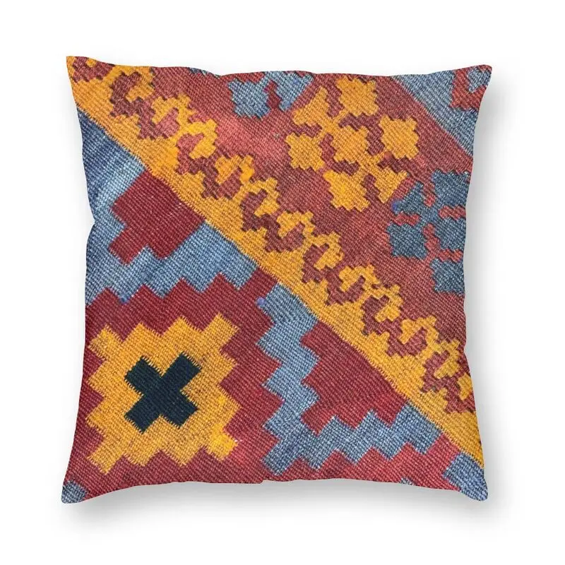 

Винтажная декоративная плетеная наволочка Kilim Navaho, текстильная наволочка в ацтекском стиле, домашний декор, богемный цветочный чехол для ди...