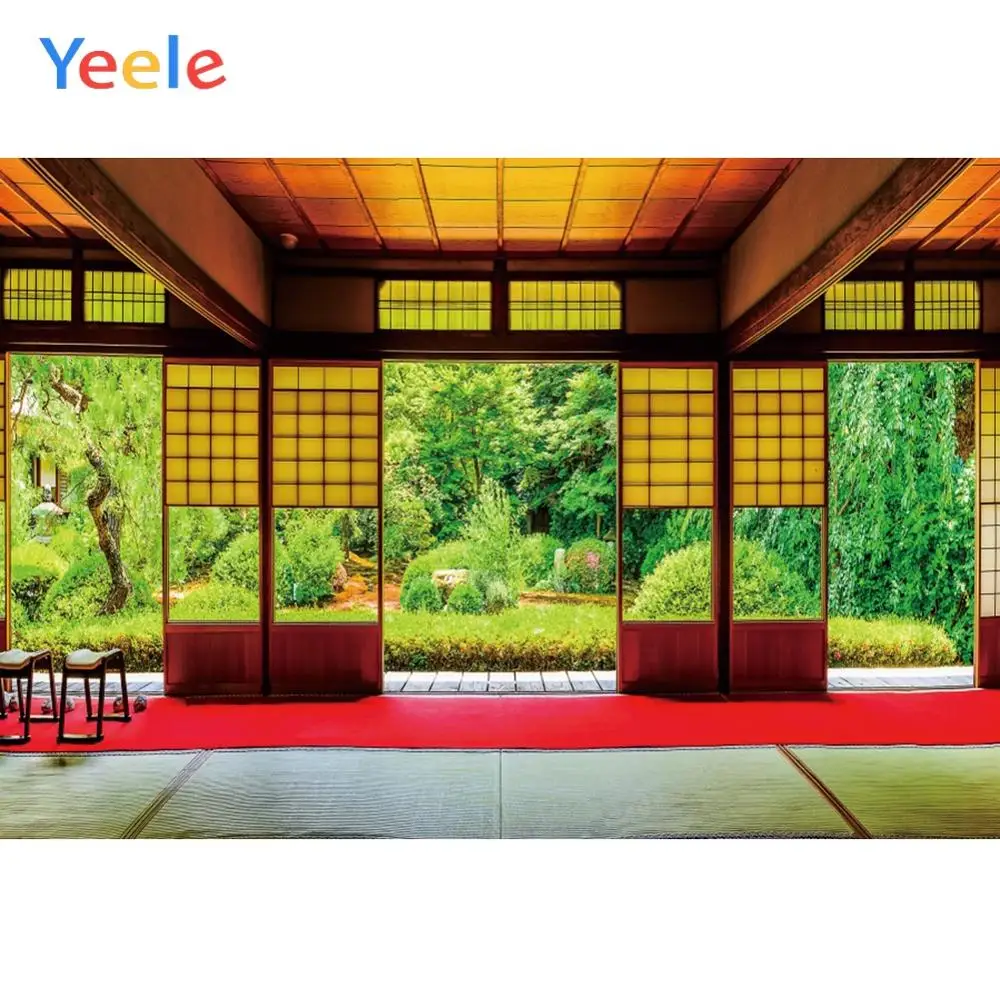 Yeele элегантные деревянные дома Япония здание гостиной фотографии фоны для