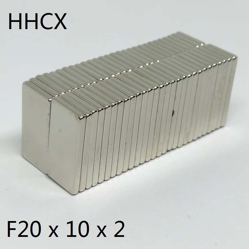 100 шт./лот магнит 20x10x2 N35 20*10*2 Магниты для двигателя китайское производство|rare earth