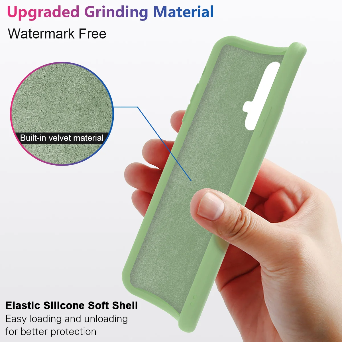 For Huawei Y9 P20 Lite Nova 5 Pro Honor 8X 20 Enjoy 9 Plus Slim Fit Soft TPU Phone Back Case Built-in Velvet Material Cover |