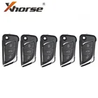 Пульт дистанционного управления XHORSE XKLKS0EN, стиль LEI.KSS (хромовое покрытие), работает с VVDI2 VVDI Key Tool, английская версия 5 шт.лот