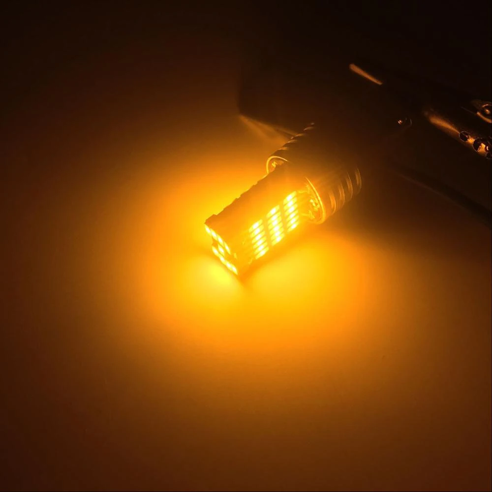 2 шт. 1156 P21W BA15S светодиодный 4014 45SMD декодер лампа заднего хода для поворотов
