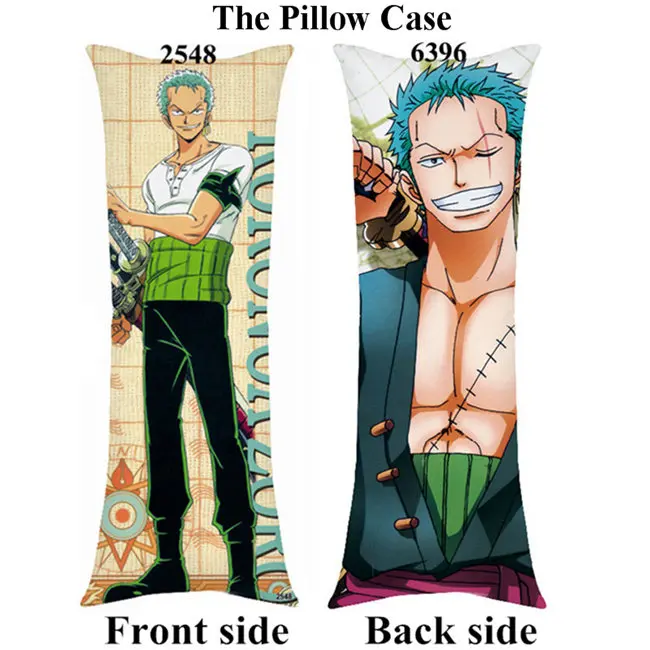 pillowcase Мультяшный цельный чехол Roronoa Zoro pillowcover Trafalgar Law аниме обнимающий длинный размер наволочка для тела чехол на заказ - Цвет: pillowcase
