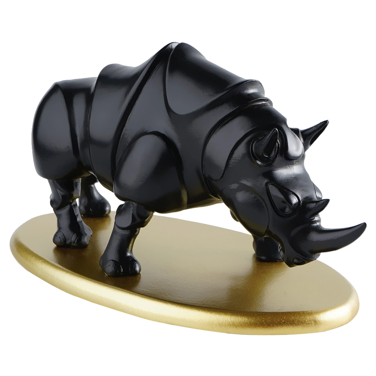 Полимерная скульптура носорогов статуя ручной работы для гостиной прихожей