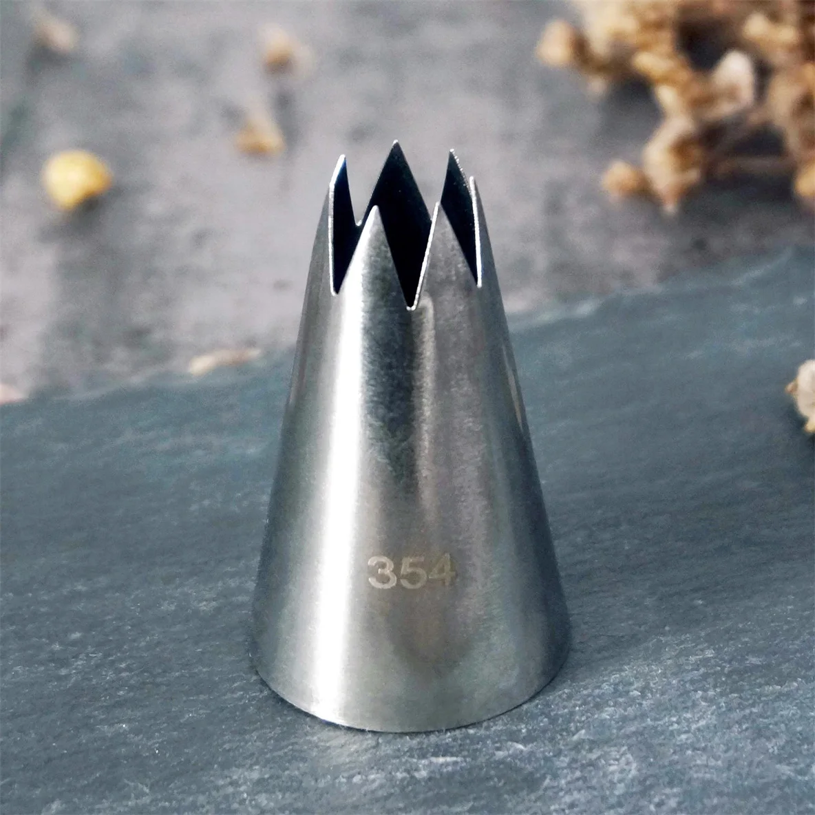 #354 Open Star Nozzle Cake Decorating Tools Stainless Steel Icing Piping Cream Nozzles Bakeware Pastry Tips Large Size