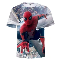 super hero spider man children t shirt fashion summer 3d printed men t shirts oversized short sleeve male clothing