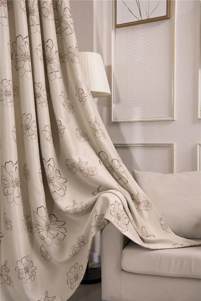 Занавеска s для гостиной столовой спальни полностью затемненная занавеска ткань