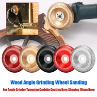 wood grinding wheel sanding carving rotary abrasive disc tools for polishing angle grinder 16mm 22mm bore woodworking tool