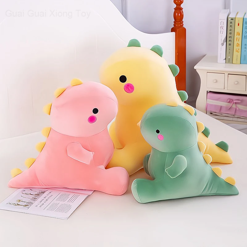 

50-60cm Large Cute Silly Dragon Plush Toy Soft Cartoon Animal Dinosaur Plush Doll Pillow Boy Girl Birthday Gift