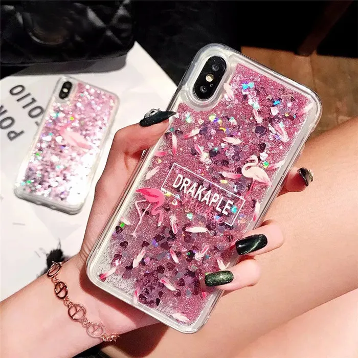 Flamingo B Динамичными плавающими жидкими Единорог цветок чехол для Vivo Y17 S1 Y95 Y91 Y85 Y81 Y71 Y67 Y66 Y53 V11i V11 V17 V15 Pro V9 V5 V7 плюс - Цвет: Flamingo B