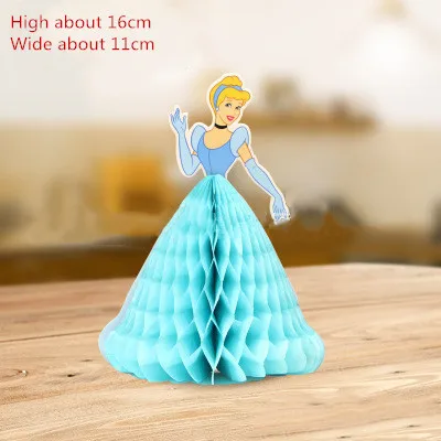 1pcs style4 1 шт 3D стерео соты бумажная резка гравировка день рождения детский подарок сказочная принцесса поздравительная открытка декоративные украшения на вечеринку - Цвет: 1pcs style4