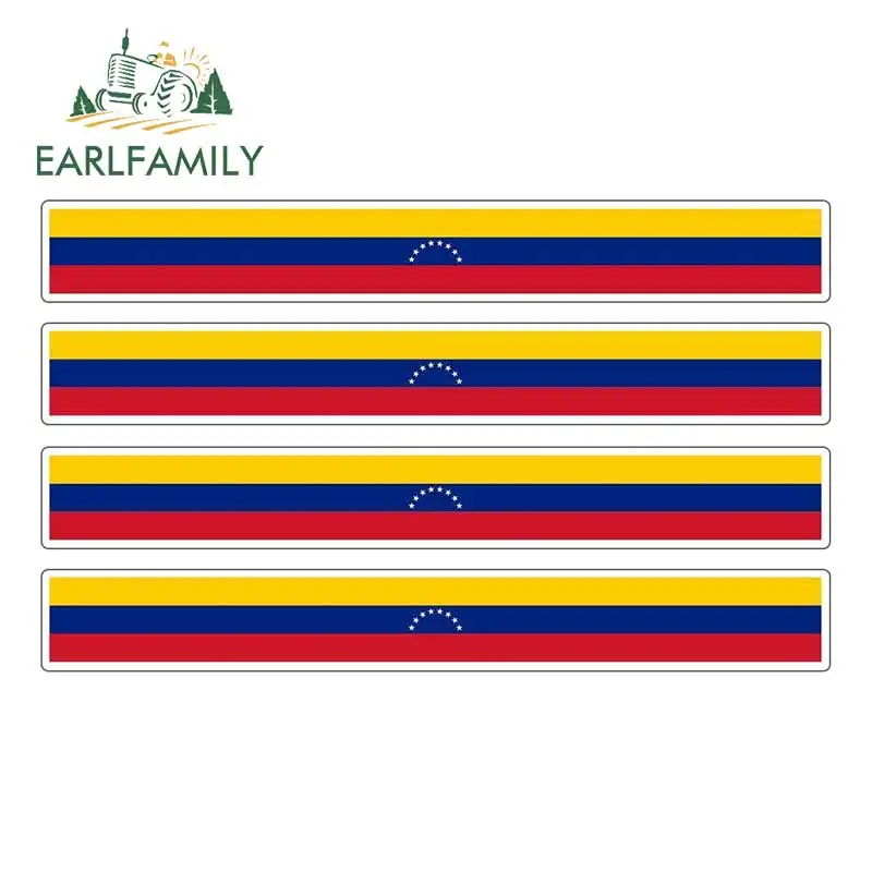 EARLFAMILY 13 см x 1 7 4 шт. полосатый Автомобильный флаг для мотогонок Наклейка на окно