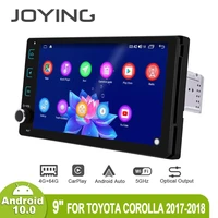 joying 9android 10 car radio stereo auto head unit autoradio gps multimedia dvd player for toyota corolla 2017 2018 carplay 4g