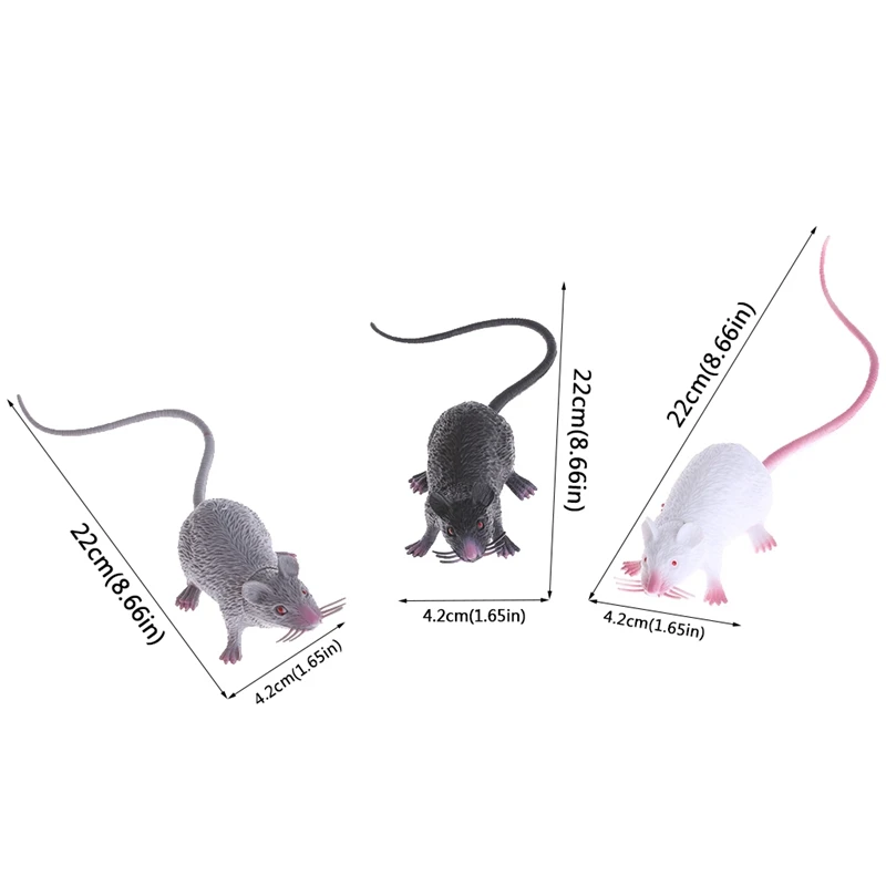 

Christmas Joke Fake Lifelike Mouse Model Prop Halloween Gift Toy Party Decor