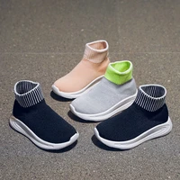 size 26 37 toddler girls pink shoes spring sneakers stretch cloth casual socks shoes light kids sneakers for boys tennis women