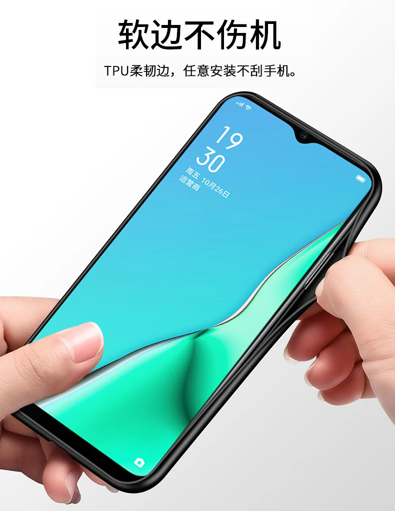 Для oppo A9 чехол Роскошный Жесткий закаленное стекло с подставкой Кольцо Магнит защитный чехол на заднюю панель для oppo a5 A11X оболочка