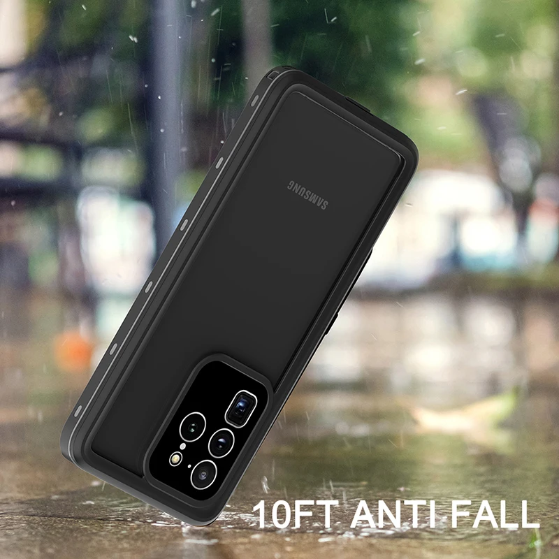 

Shockproof IP68 Water Proof Phone Case for Samsung Galaxy S20 S20 Ultra S20 Plus Waterproof Full Protect Diving TPU + PC Cover