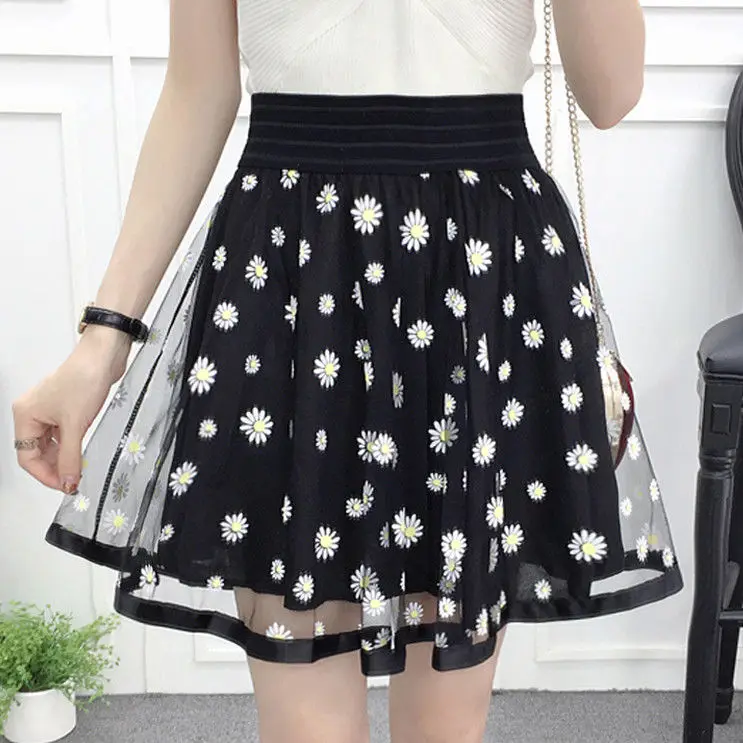 

New mesh lace skirt for spring and summer 2020