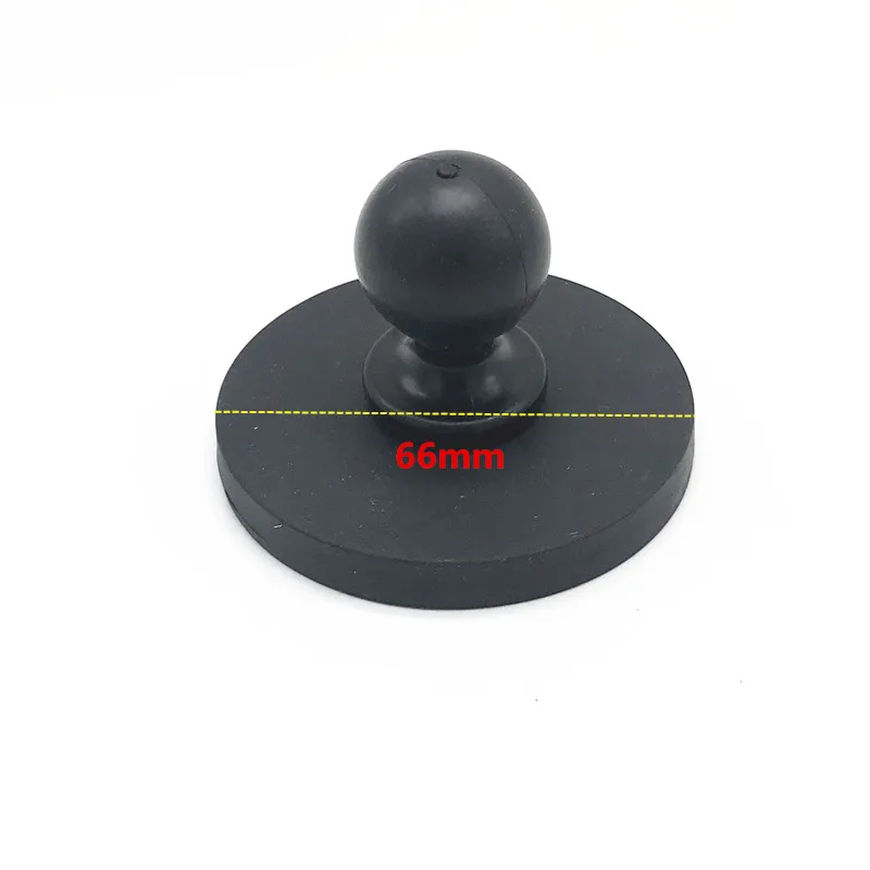 66mm 2in1 kit Магнитный магнитный автомобильный мотоцикл на присоске крепление 1 дюймов шаровое соединение для sony garmin gopro Экшн-камера camcoers osmo смартфон - Цвет: 66mm 2in1 kit