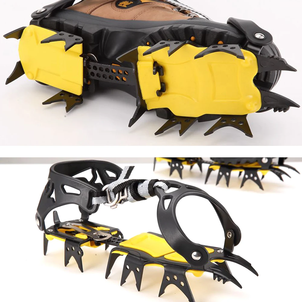 

Professional Ice And Snow Tiger Tooth Crampons Outdoor Climbing Ice Non-slip Shoe Covering Spikes Non-Slip Crampons Ice Gripper