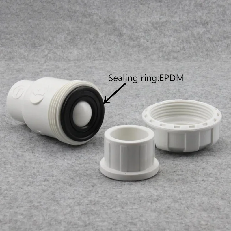 Обратный клапан ХПВХ трубы фитинги для водопроводно-канализационной системы