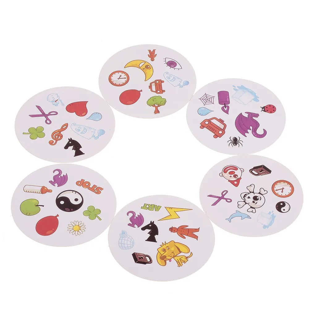 Детские развивающие игрушки для мальчиков и девочек настольные игровые карты