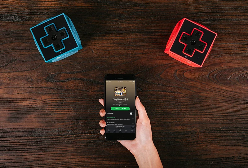 Беспроводная стереоколонка Gemini TwinCube 8Bitdo bluetooth-колонка для игр система IOS и Android |